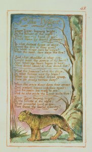 The Tyger: Plate 42 from Songs of Innocence and of Experience (Copy AA)